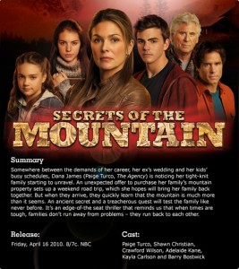 Secrets of the Mountain movie poster